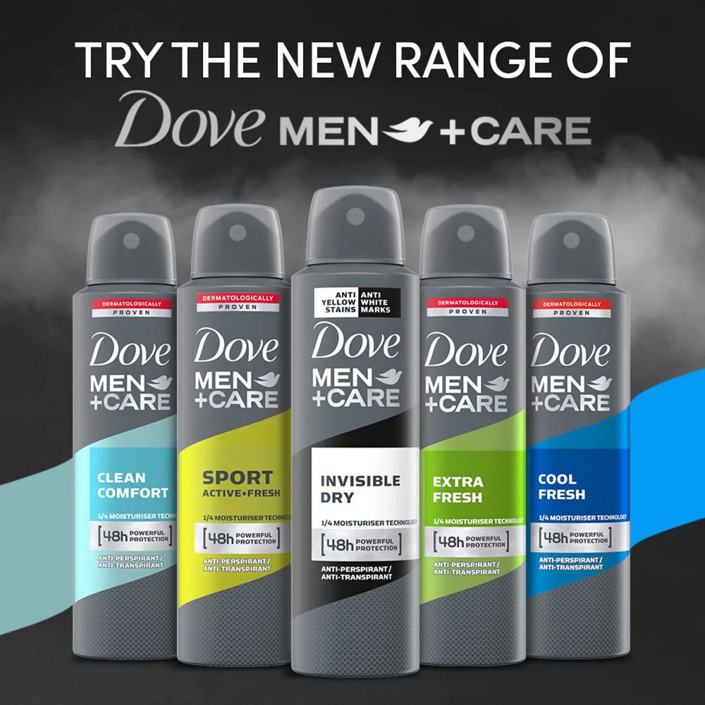 Dove Men+Care Invisible Dry Deodorant - 250ml - Image 5