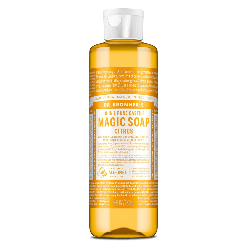 Dr. Bronner’s Pure-Castile Liquid Soap - 8 oz - Image 9