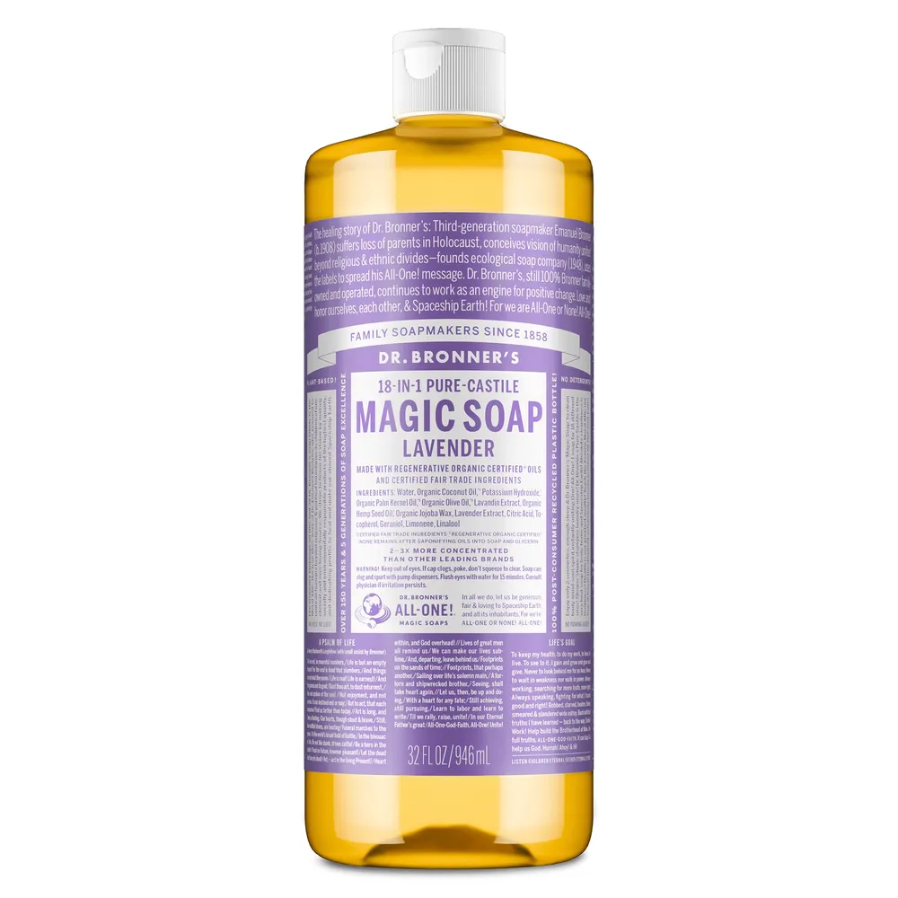 Dr. Bronner’s Pure-Castile Liquid Soap - 32oz - Image 3