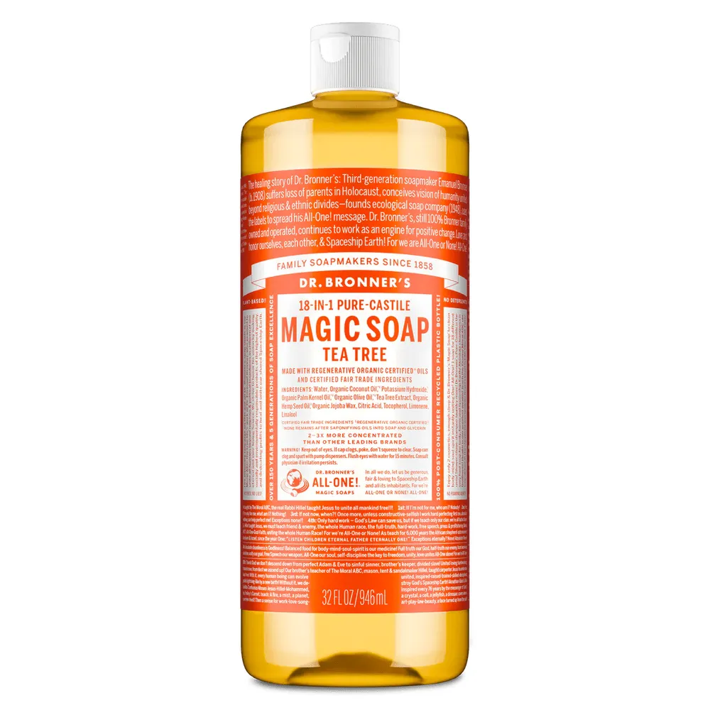 Dr. Bronner’s Pure-Castile Liquid Soap - 32oz - Image 4