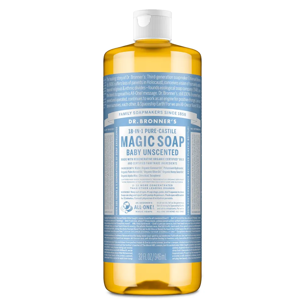 Dr. Bronner’s Pure-Castile Liquid Soap - 32oz - Image 7
