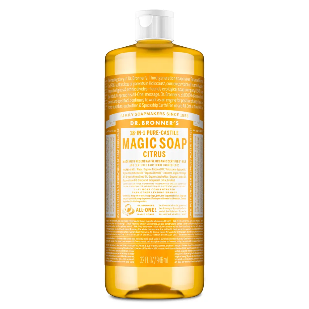 Dr. Bronner’s Pure-Castile Liquid Soap - 32oz - Image 9