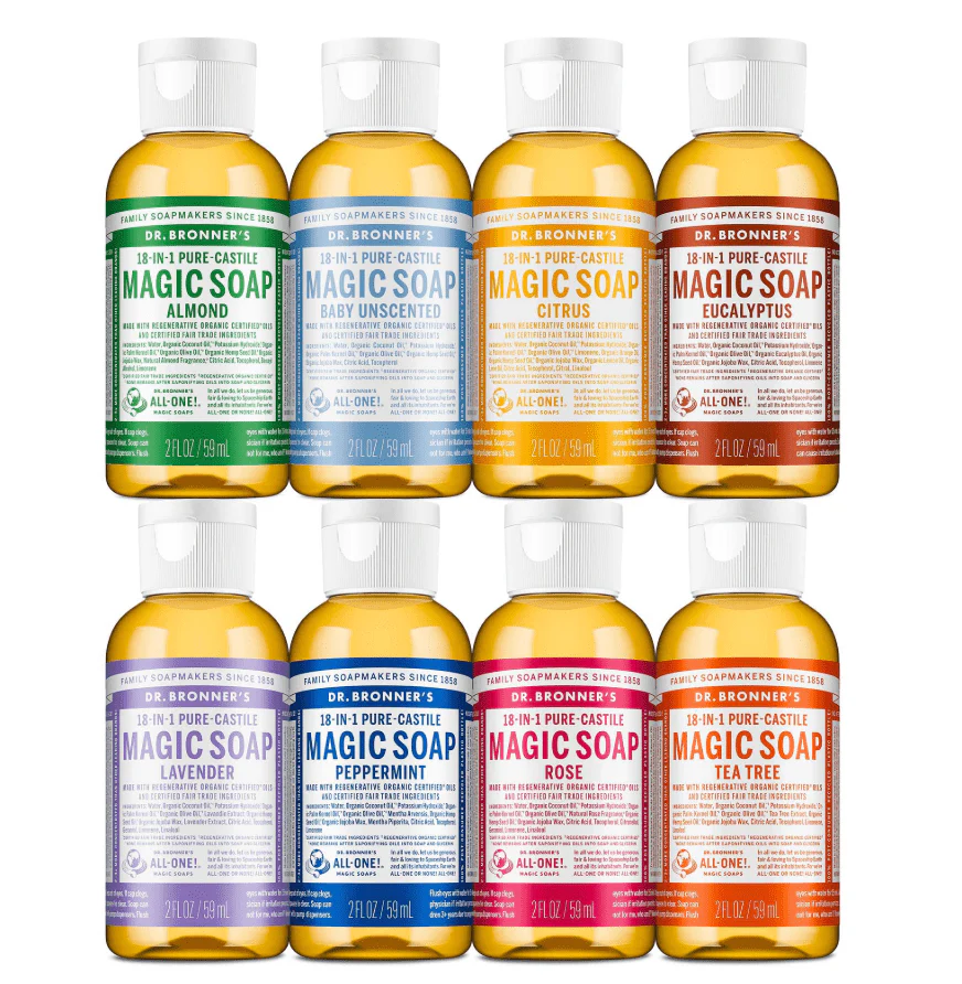Dr. Bronner's Pure-Castile Liquid Soap - 2 oz