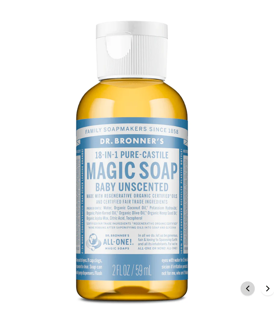 Dr. Bronner's Pure-Castile Liquid Soap - 2 oz - Image 6