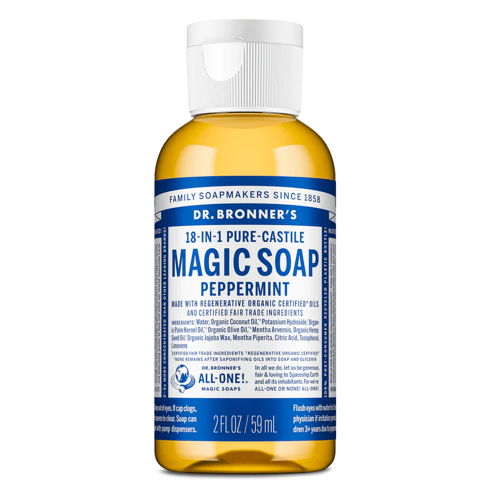 Dr. Bronner's Pure-Castile Liquid Soap - 2 oz - Image 7