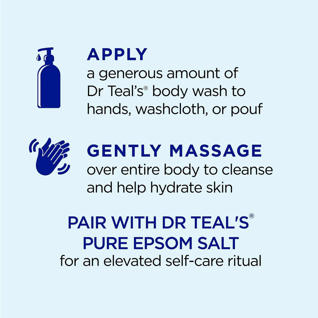 Dr. Teal's Detox & Energize with Ginger & Clay Body Wash – 24oz - Image 5