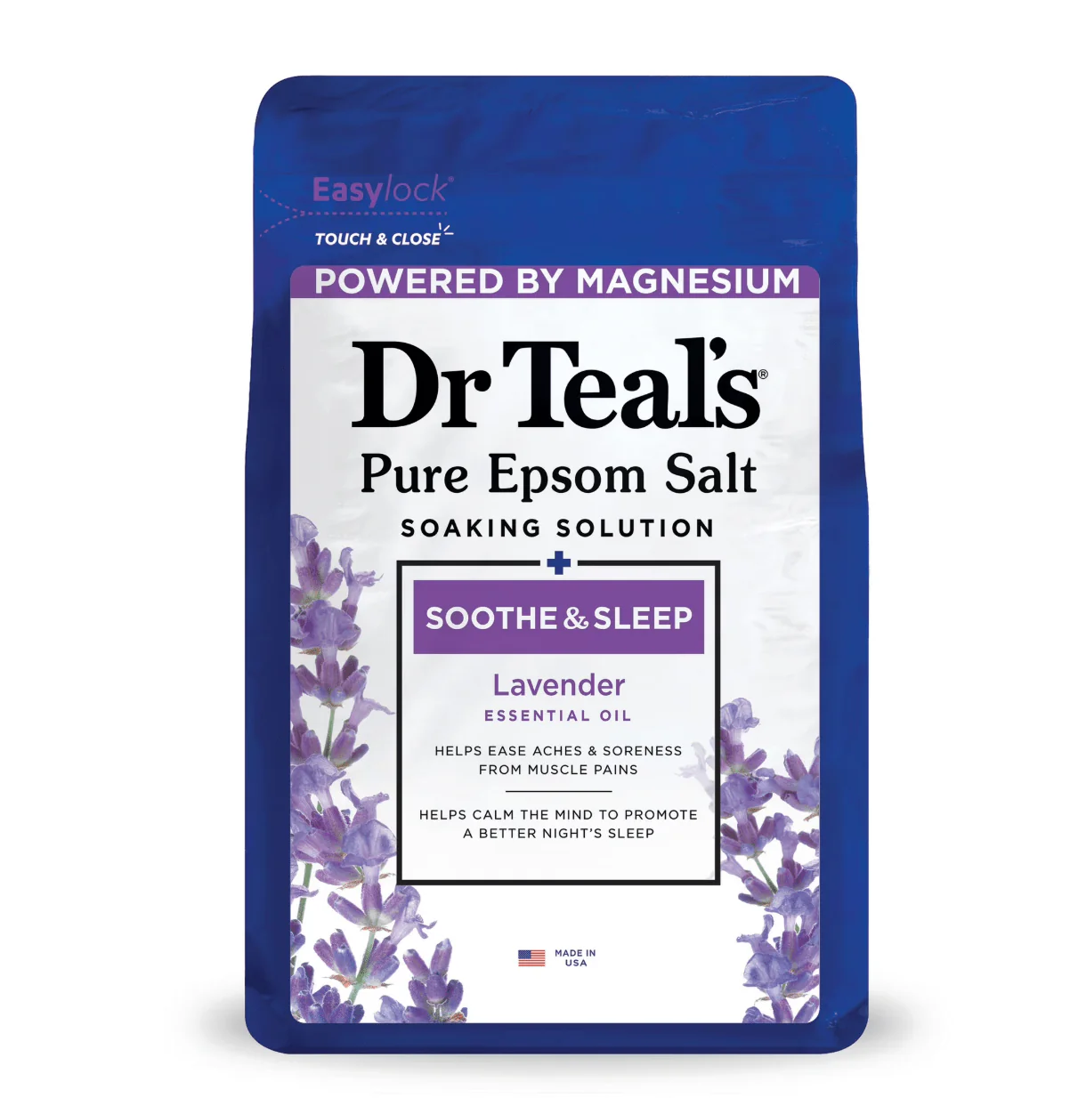 Dr Teal's Soothe & Sleep Lavender Epsom Salt Soak - 1lb - Image 2