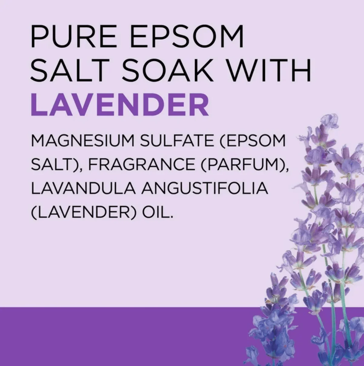 Dr Teal's Soothe & Sleep Lavender Epsom Salt Soak - 1lb - Image 6