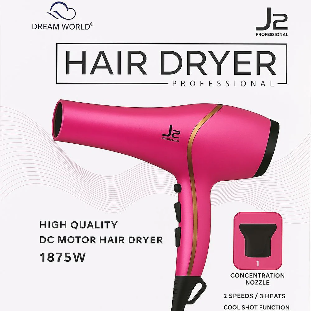 J2 Professional Hair Dryer 1875W - Image 3