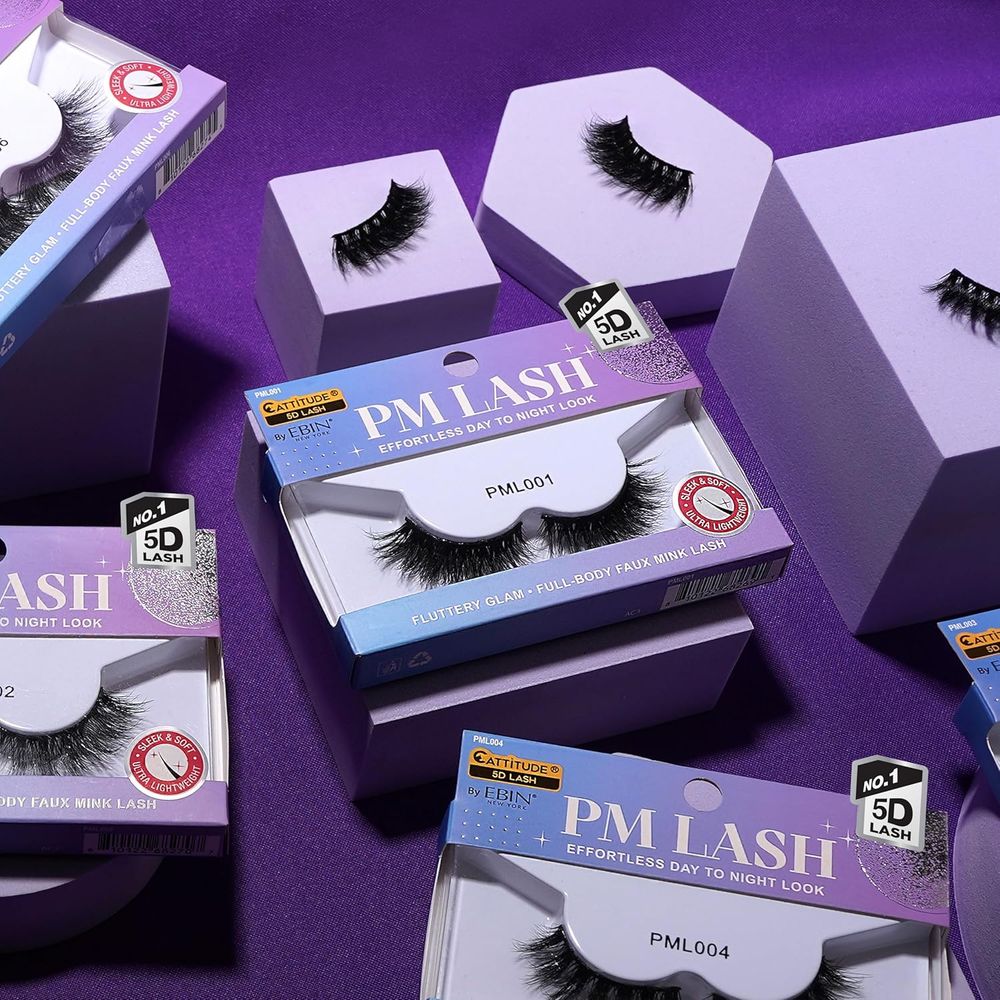 Ebin New York CATTITUDE 5D "PM" False Eyelashes
