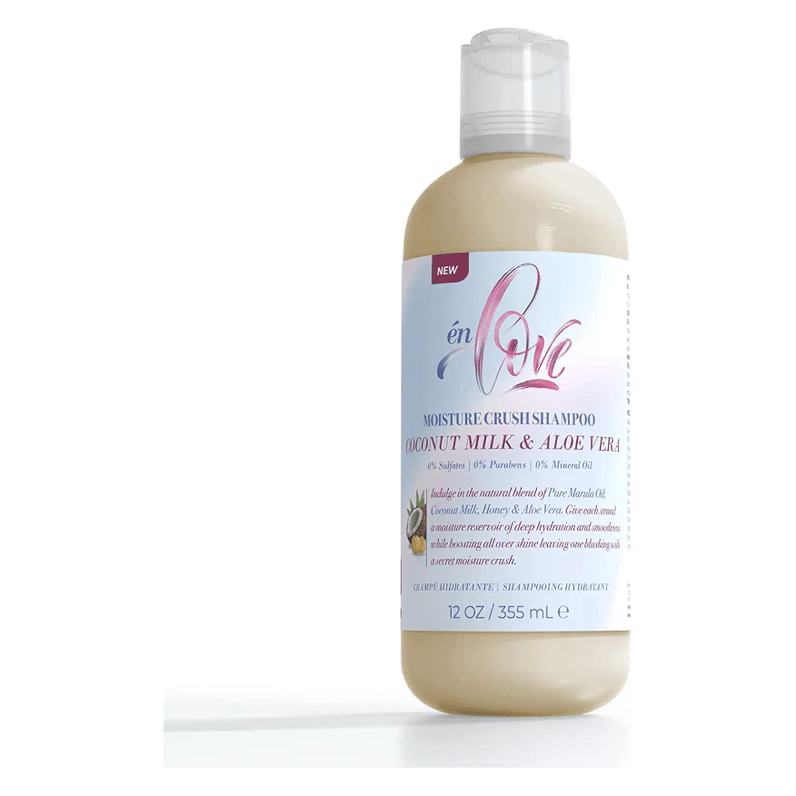 en Love Moisture Crush Shampoo with Coconut Milk & Aloe Vera – 12 oz, Sulfate-Free, Color Safe