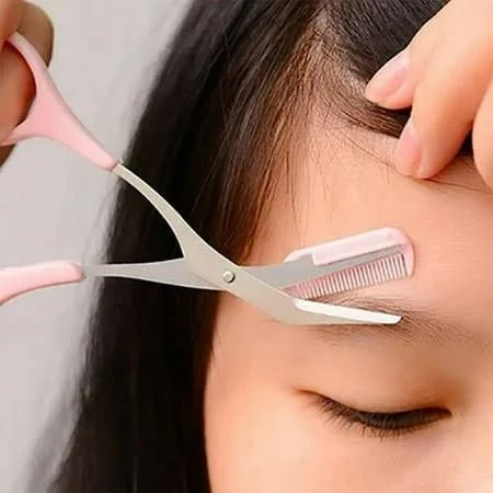 Eyebrow Scissors with Precision Comb – Small Size