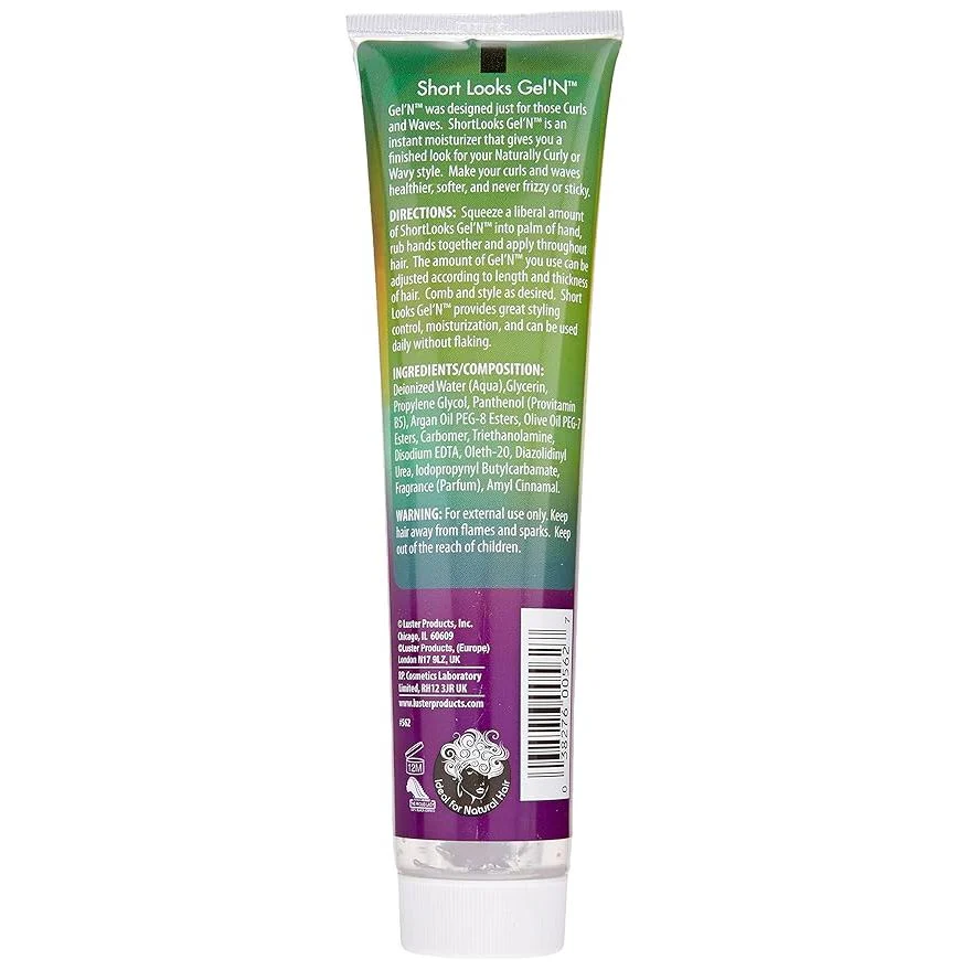 Luster’s ShortLooks Gel'N Styling Gel - 6 oz - Image 2