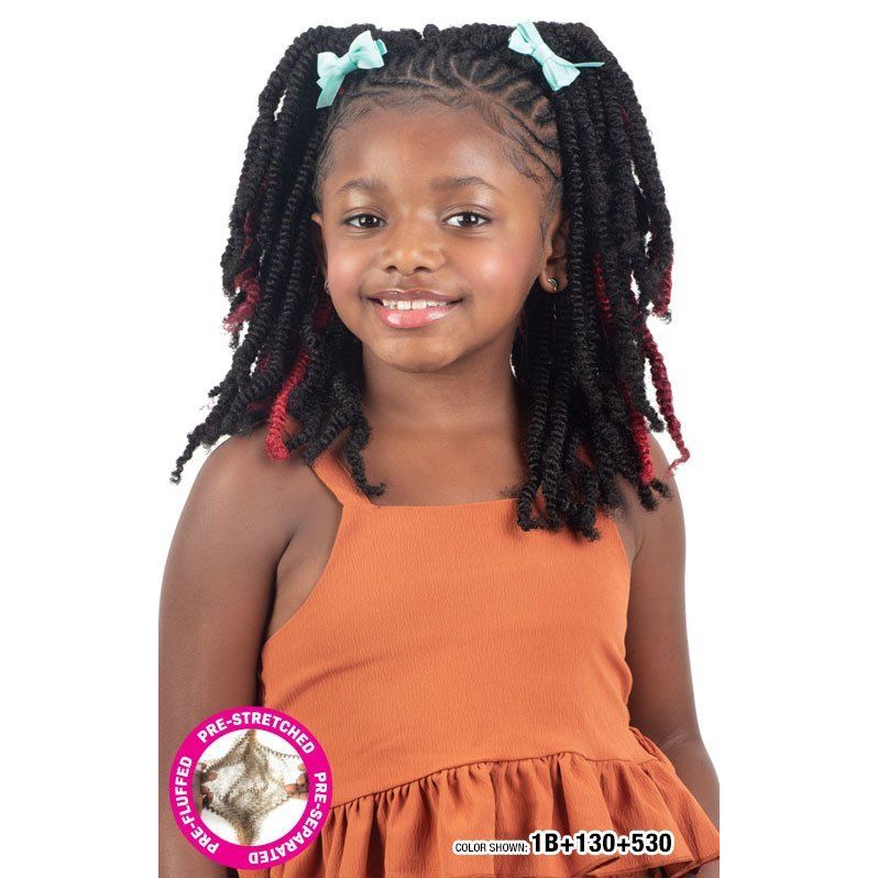 Shake n Go Freetress 3X Kids Synthetic Braid - Pre-Fluffed Poppin' Twist 12" - Image 4