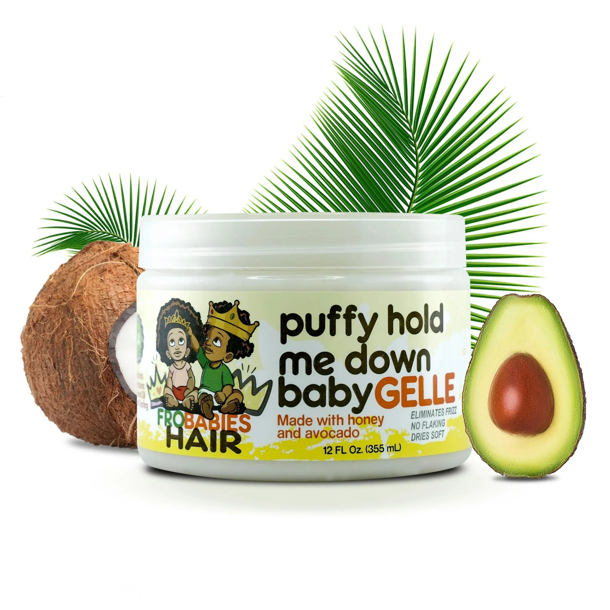 FroBabies Hair Puffy Hold Me Down Baby Gelle – 12oz - Image 2