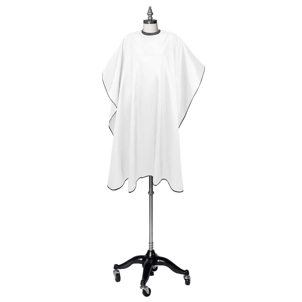 Fromm Premium Styling & Shampoo Capes – White & Gunmetal Pro Capes - Image 2