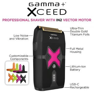 Gamma+ XCEED Double Foil Shaver – Cordless - Image 2