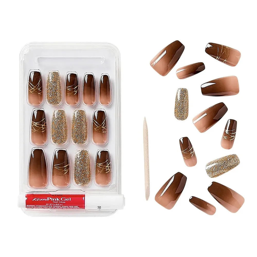 Gold Finger Trendy Nail Color – Glossy Finish - Image 3