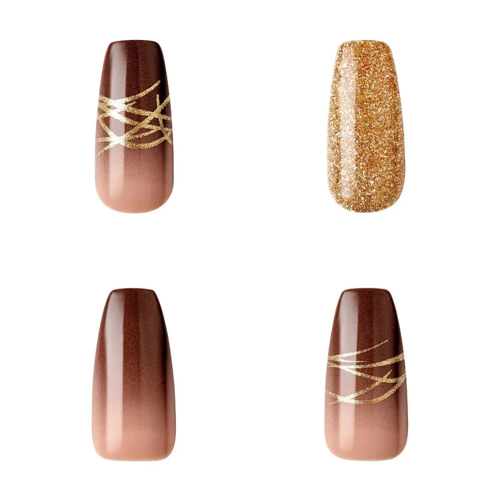 Gold Finger Trendy Nail Color – Glossy Finish - Image 4