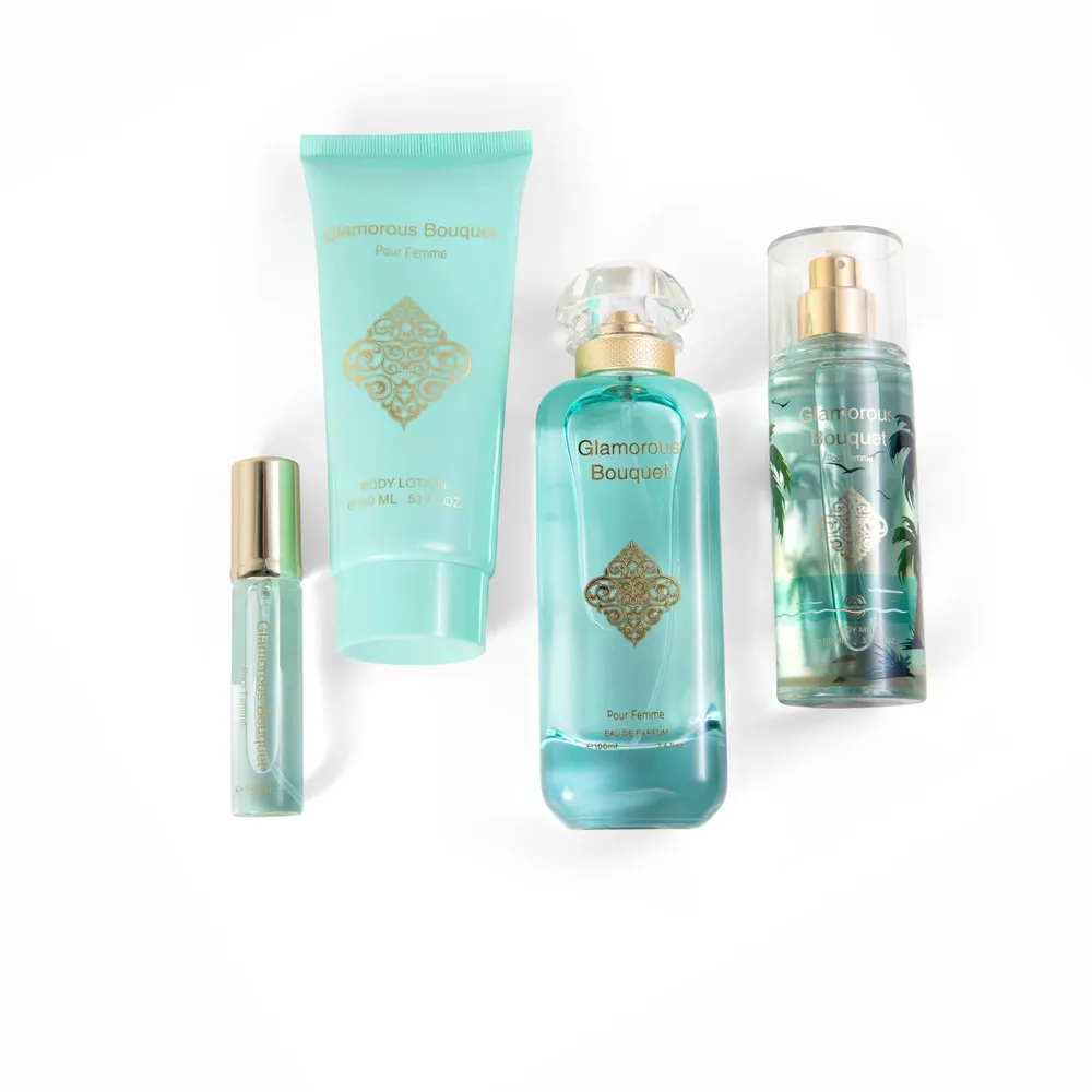 Glamorous Bouquet 4-Piece Set – Perfume, Mist & Lotion - Image 3