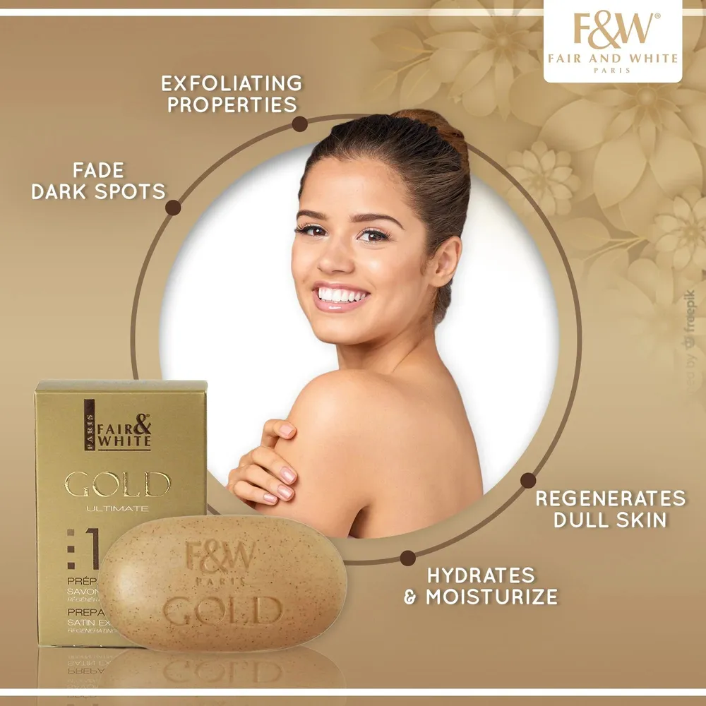 Gold Argan Oil Exfoliating Soap Revitalizing – 200g - Image 3
