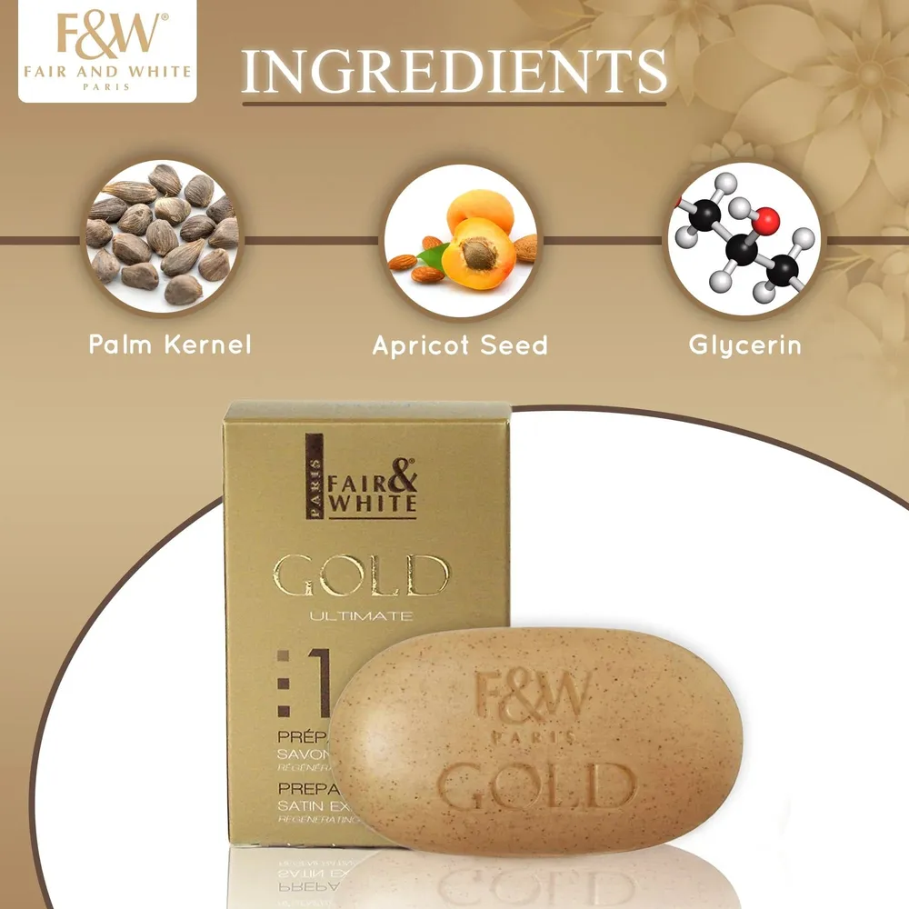 Gold Argan Oil Exfoliating Soap Revitalizing – 200g - Image 4