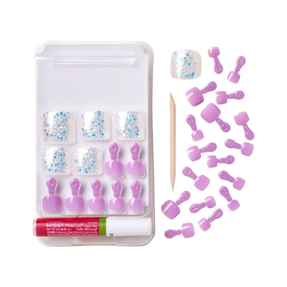 Gold Finger Trendy Press-On Toenails – GDT Series