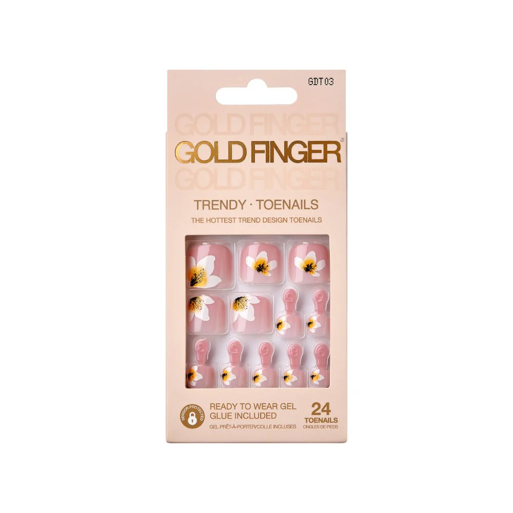 Gold Finger Trendy Press-On Toenails – GDT Series - Image 3
