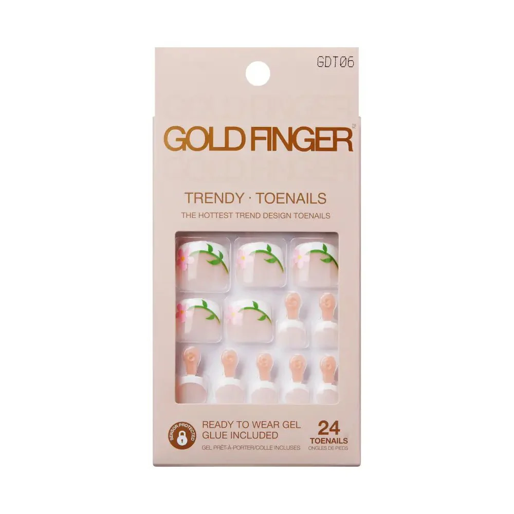Gold Finger Trendy Press-On Toenails – GDT Series - Image 6
