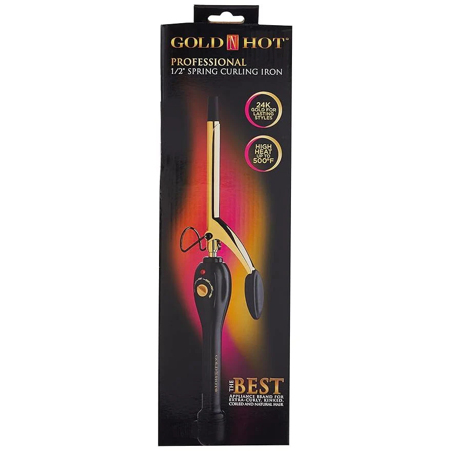 Gold 'N Hot 1/2" Curling Iron - Image 2