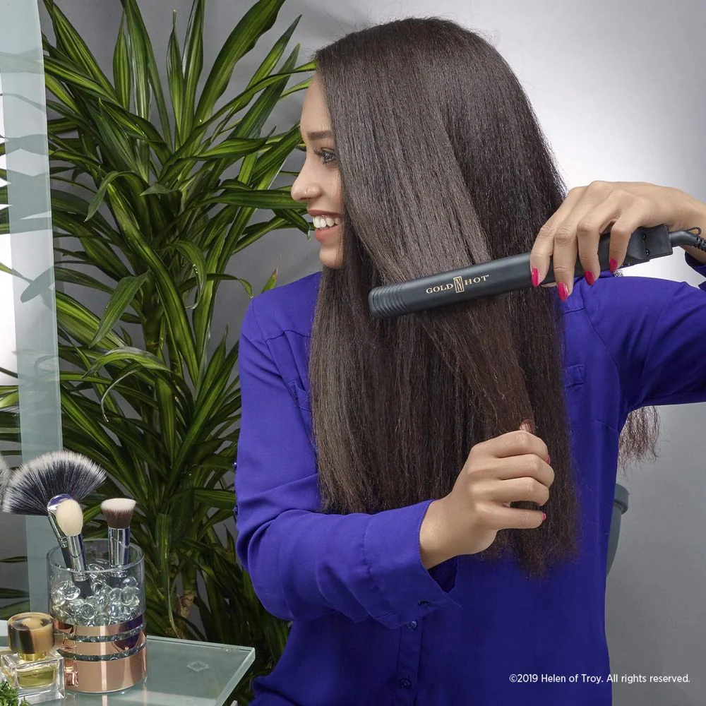 Gold N Hot Professional 1" Ceramic Tourmaline Straightening Iron - Image 3