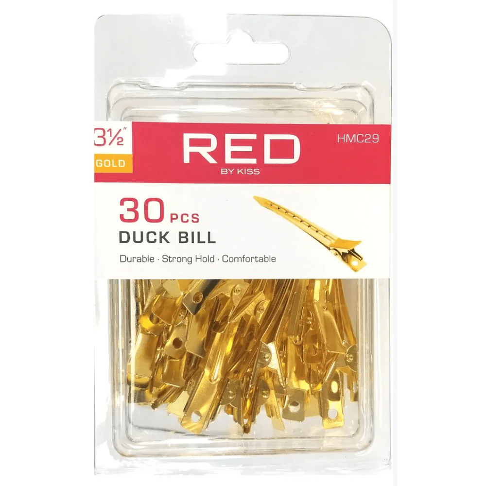 Red By Kiss Gold Duck Bill Clips – 30pcs - Image 2