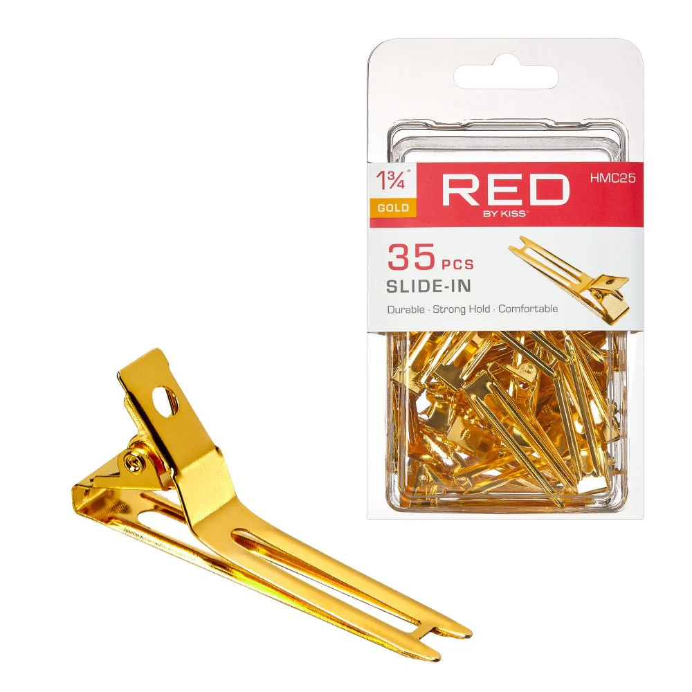 Gold Slide-In Prong Clips β 35pcs / 70pcs