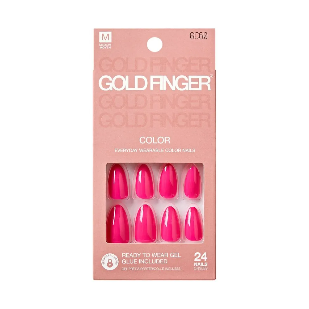 GoldFinger Solid Color Press-On Nails Kit - Image 2