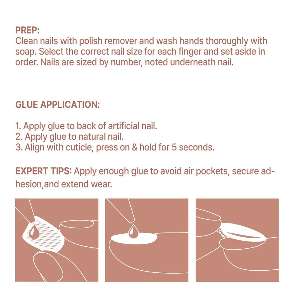 GoldFinger Solid Color Press-On Nails Kit - Image 8