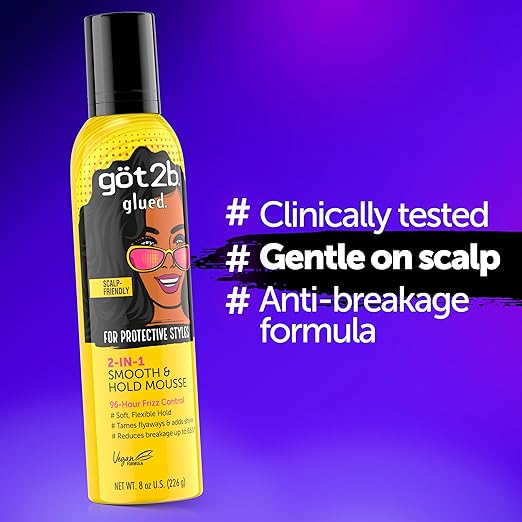 Got2B 2in1 Smooth & Hold Mousse 8oz - Image 4