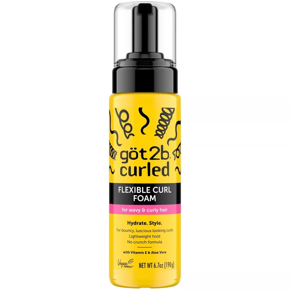 Got2B Flexible Curl Foam Hair Gel - 6.7oz