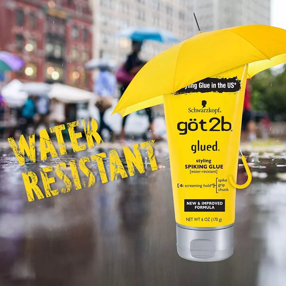 Got2b Glued Styling Spiking Hair Gel - Screaming Hold - Image 7