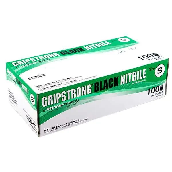 Grip Strong Black Nitrile Gloves – Durable Protective Gloves - Image 3