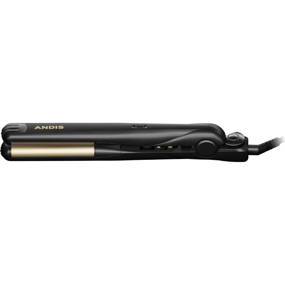 Andis 1" Ceramic Curved Edge Flat Iron – Smooth, Curl & Flip Hair - Image 3