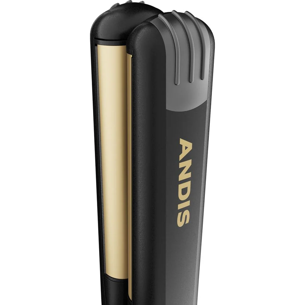 Andis 1" Ceramic Curved Edge Flat Iron – Smooth, Curl & Flip Hair - Image 4