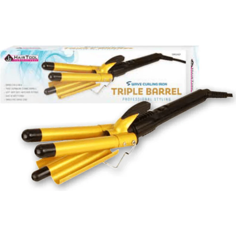 J2 Professional Triple Barrel Styling Iron – Deep Wave Hair Waver - Image 3
