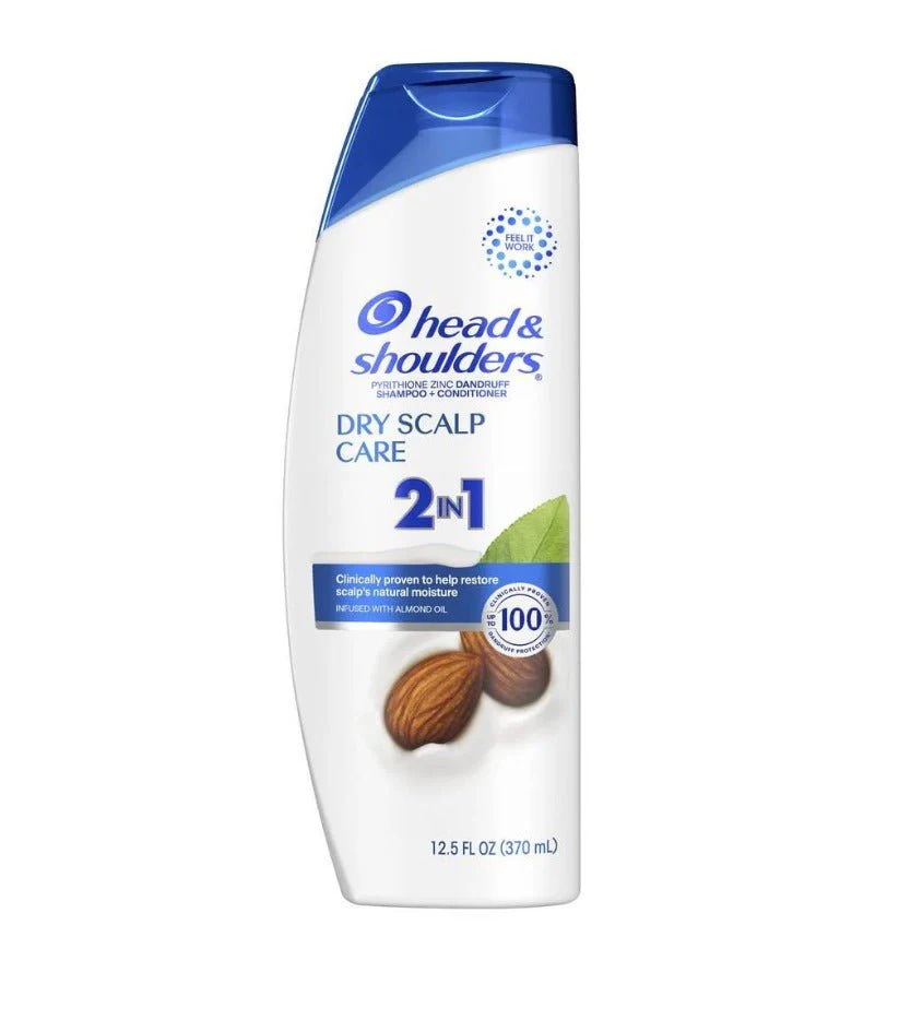 Head & Shoulder Dry Scalp 2N1 Almond Oil - 12.5oz