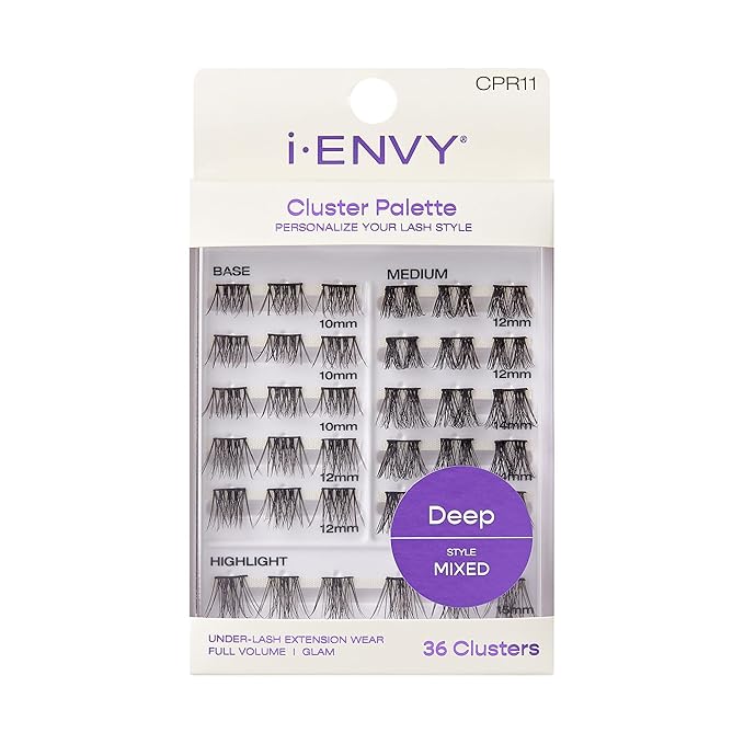 i-ENVY Cluster Palette Lash Refill – Deep Mixed Styles