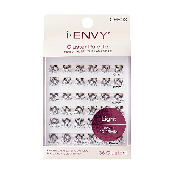 i-ENVY Cluster Palette Lash Refill – Neutral (10–15mm) - Image 3