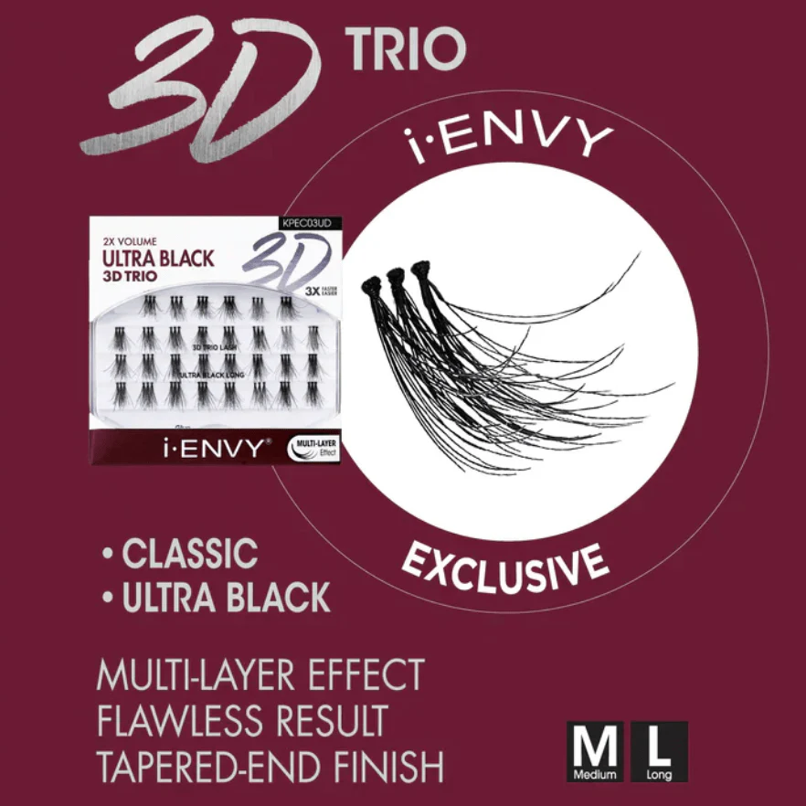 iENVY 3D Trio Lash Ultra Black - Image 6