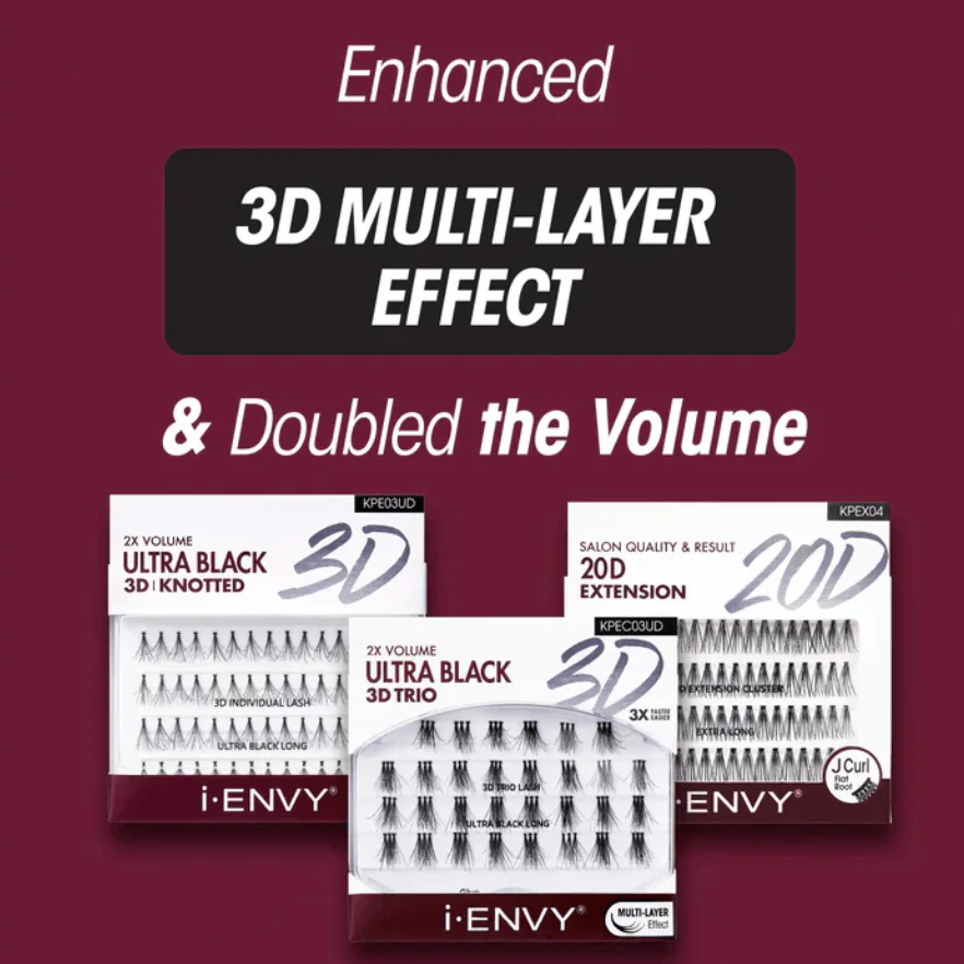 iENVY 3D Trio Lash Ultra Black - Image 7