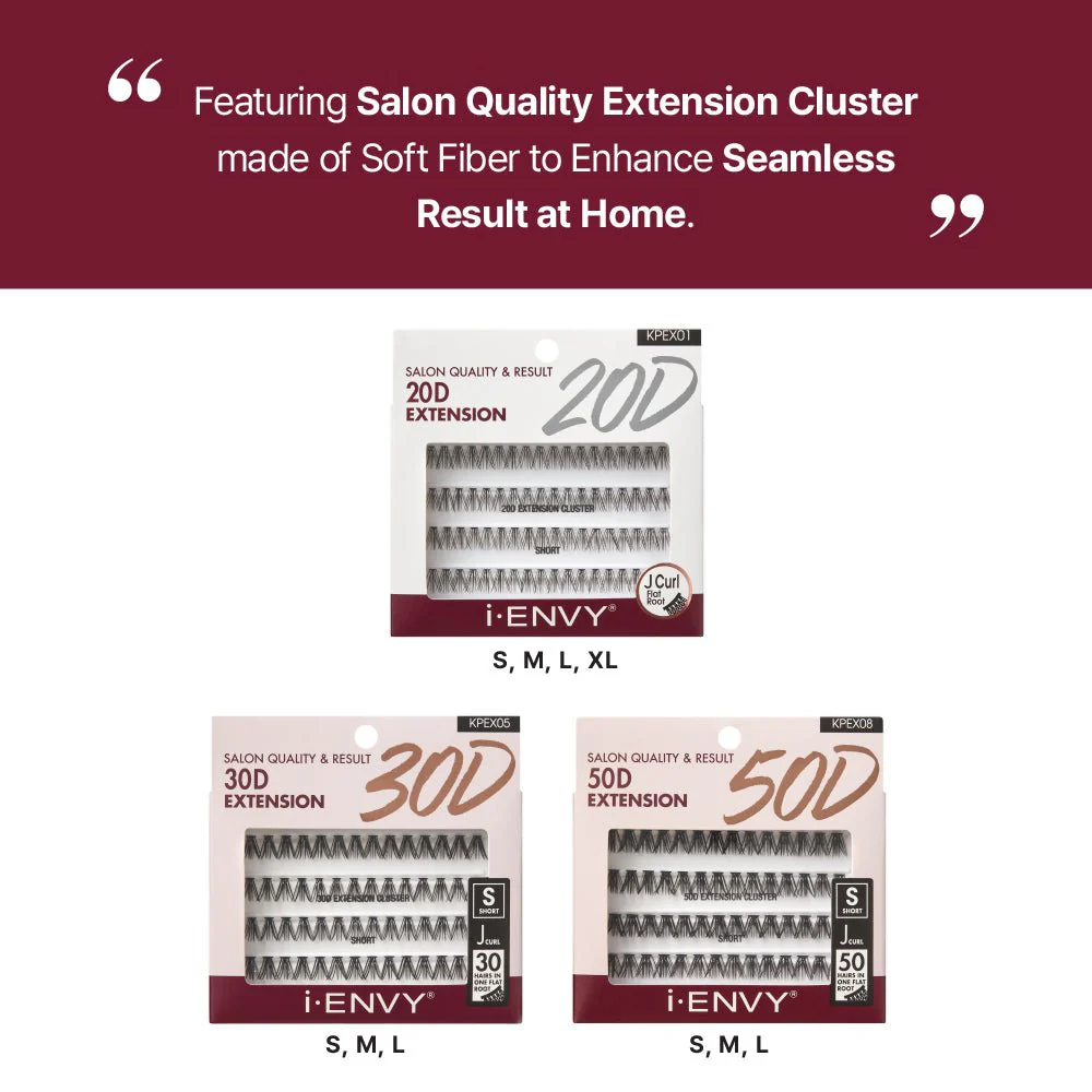 iEnvy by Kiss 20D Lash Extension Clusters