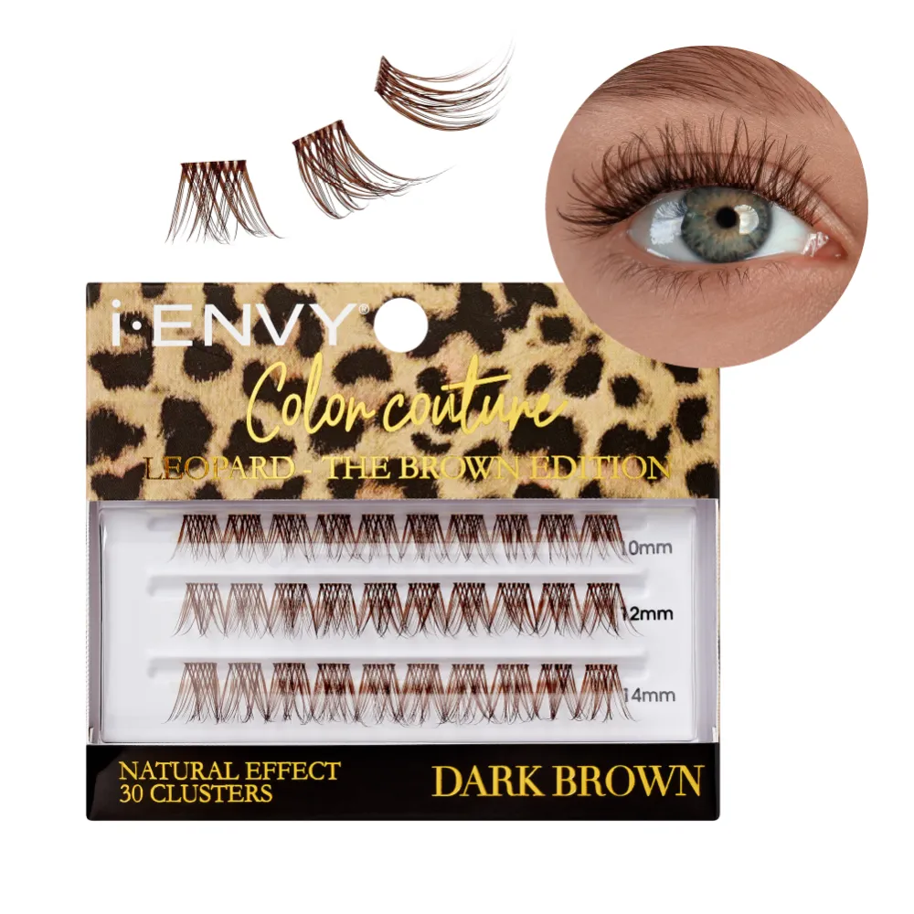 iEnvy by Kiss Color Couture Faux Mink Lash Clusters – Leopard Series - Image 6