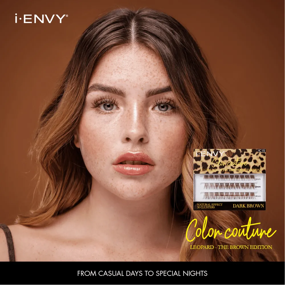iEnvy by Kiss Color Couture Faux Mink Lash Clusters – Leopard Series - Image 8